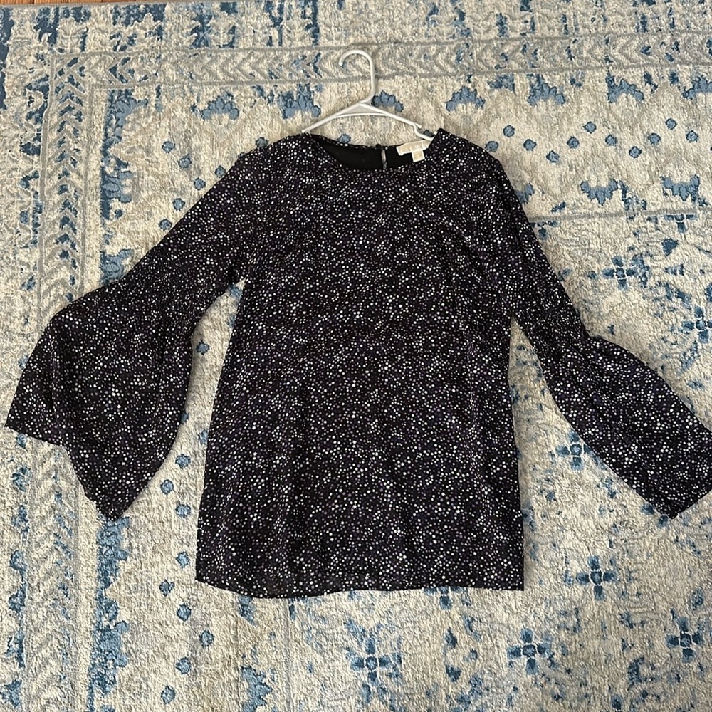 Michael Kors size s star bell sleeve dress shirt-worn once